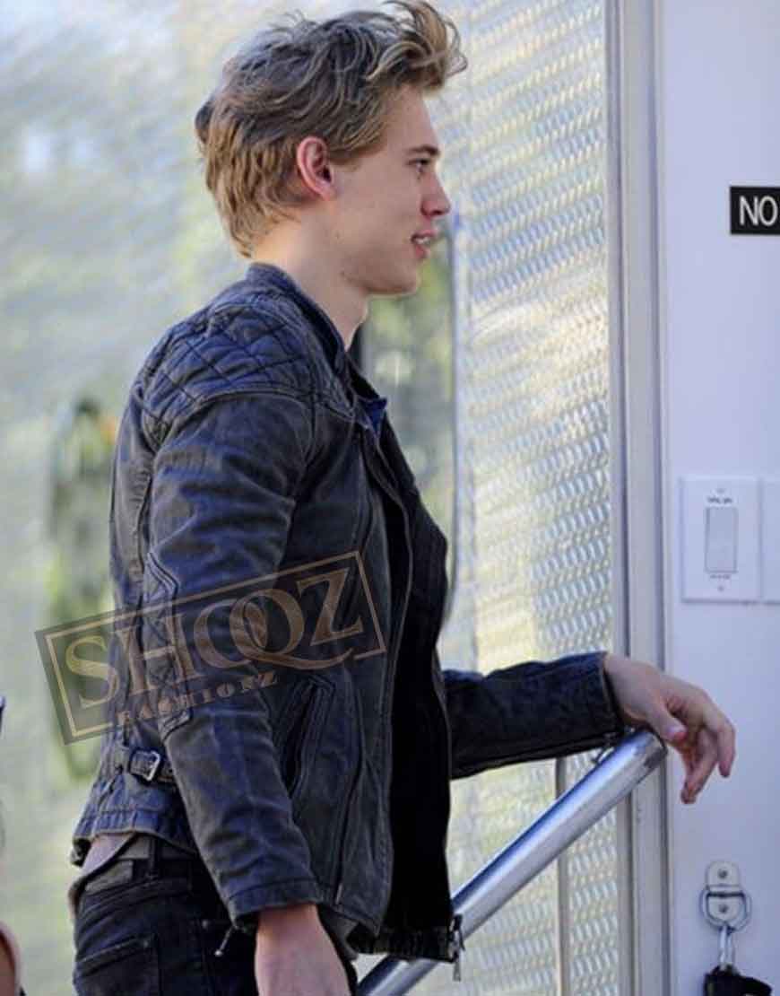 The Carrie Diaries Austin Butler Leather Jacket The Carrie Diaries Austin Butler Leather Jacket